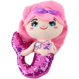 Plišana igračka sirena s šljokastim repom 28 cm – ljubičasta | shoptok.hr