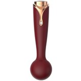 Viotec Firelick Mini Wand Vibrator Gold & Wine Red Cene