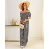 Resti Patterned black women's midi dress - Clothing | Eponuda.ba