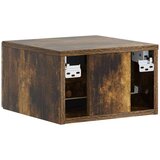  Noćni ormarić za montažu na zid s ladicama 2 pcs Dimljeni hrast | shoptok.hr