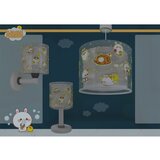 Dalber 41769E - Dečija zidna lampa KAWAII FRIENDS 1xE27/15W/230V siva | Eponuda.com