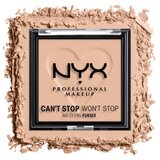NYX Professional Makeup kompaktni puder - Can't Stop Won't Stop Mattifying Powder - Medium (CSWSM04) | Shoptok.si