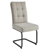 Trpezarijska stolica Molde Bež/Crne metalne noge 575x455x850 ( 775-554 )