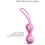 ove to Love LJoia - silikonska gejša lopta duo (roza) | shoptok.hr