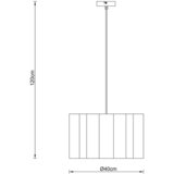 Mömax Viseča Svetilka Sejla, Ca. 40/40/120 Cm | Shoptok.si
