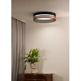  Duolla-LED Plafonsko svetlo ROLLER DUO SHINY LED/24W/230V prečnik 45 cm crna/bakrena | Eponuda.com
