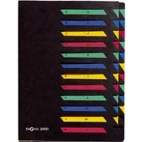 Mapa DESKORGANIZER A-Z, 24 predelkov, črna, (21652342)