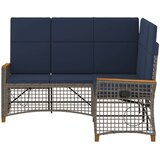  Vrtni set sofe za opuštanje Podesiva Siva i tamnoplava | Eponuda.com