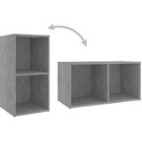 TV ormarići 2 kom boja betona 72x35x36,5 cm konstruirano drvo | shoptok.hr
