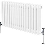 Monster tradicionalni radiator s 3 stebri - 600 x 832 mm - bel, (21569923) | Shoptok.si
