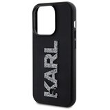  Originalna torbica KARL LAGERFELD Hardcase KLHCP15X3DMBKCK za iPhone 15 PRO MAX (3D Logo Glitter / crna) | shoptok.hr