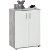 Furnova FMD Omarica z 2 vrati bela in siva, (21930171) | Shoptok.si