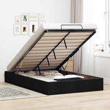  Otomanski okvir kreveta bez madraca crni 120x200 cm od tkanine | shoptok.hr