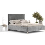 Maison de Rêve Sivi tapecirani bračni krevet s prostorom za odlaganje s podnicom 180x200 cm Etero – | shoptok.hr