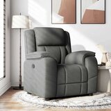 vidaXL Naslanjač iz temno sivega blaga | Shoptok.si