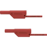 VSFK 8500 / 2.5 / 100 / RT varnostni merilni kabel [4 mm moški konektor - 4 mm moški konektor] 100.00 cm rdeča 1 kos, (20422947)