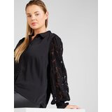 Vero Moda Curve Bluza 'Cabena' črna | Shoptok.si
