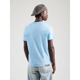 Karl Lagerfeld jeans Majica pastelno modra / bela | Shoptok.si