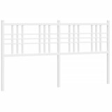 Maison Chic kovinsko posteljno vzglavje - vzglavna omarica - nočna omarica belo 150 cm, (21704824) Cene