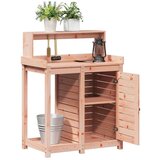  Miza za sajenje s policami 82,5x50x109,5 cm trden douglas les | Shoptok.si