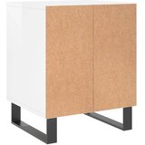  Noćni ormarići 2 kom sjajni bijeli 40x35x50cm konstruirano drvo | Eponuda.com