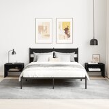 vidaXL Noćni ormar 2 pcs Crni hrast 40 x 30 x 30 cm Konstruirano drvo Cijene