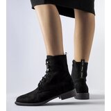 Gemre Carpanzano black insulated eco-suede ankle boots | Shoptok.si