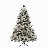  Umjetno božićno drvce s kuglicom 120 cm 150 LED lampica Slike