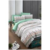 Mila Home Bijela/zelena posteljina za bračni krevet/za produženi krevet s uključenom plahtom/4-dijelna 200x220 cm Ethnic – Cijene
