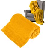 Teesa flis deka 150x200 cm - žuta | shoptok.hr