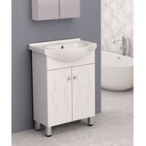 Inter Ceramic Samostojeći kupatilski ormarić sa lavaboom 60x85x43 pvc bela Cene