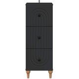  Ormar s ladicama Crna 33 x 34,5 x 90 cm Konstruirano drvo | Eponuda.com