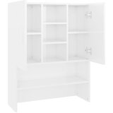 Ormarić za perilicu rublja visoki sjaj bijeli 70,5x25,5x90 cm | shoptok.hr