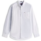 Tommy Jeans Srajca pastelno modra / bela | Shoptok.si