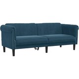  2-dijelni set sofa plavi baršunasti | shoptok.hr