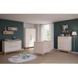 Paidi OTROŠKA POSTELJICA Stiene 144,60/85,40/76,20 cm barve hrasta, bež | Shoptok.si