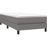  Krevet s oprugama i madracem tamnosivi 90 x 190 cm od tkanine | shoptok.hr