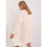 Wool Fashion Italia Cardigan-AT-SW-2340-A.00-light beige | shoptok.hr