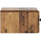  Noćni ormarić za montažu na zid Staro drvo 34 5 x 33 x 20 cm | shoptok.hr