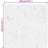  OVIEDO kratkih vlakana crni 120 x 120 cm | shoptok.hr