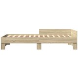  Okvir za krevet boja hrasta 75x190 cm od konstruiranog drva | shoptok.hr