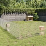 vidaXL Ograda za životinje s 48 ploča 54 x 80 cm od pocinčanog željeza | shoptok.hr