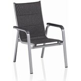 Vrtni ležalniki in počivalniki KETTLER BASIC PLUS PADDED aluminijasti zložljivi stol – srebrna / antracit Cene