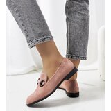 Gemre Talisa Pink Leather Loafers | Shoptok.si
