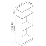 Hanah home ormar hrast boja kale 2232 (506MNR2232) | ePonuda.com