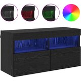 TV zidni ormar Crni hrast 80 x 30 x 40 cm Konstruirano drvo | shoptok.hr