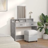  Toaletni stol Betonski sivi 100 x 41 x 140 cm Konstruirano drvo | shoptok.hr
