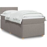  The Living Store Box spring postelja z vzmetnico taupe 90x190 cm blago - Box Spring Postelja, (21458254) | Shoptok.si
