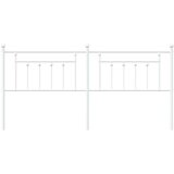vidaXL Kovinsko vzglavje belo 193 cm | Shoptok.si