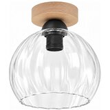 Brilagi LED plafonsko svetlo RETRO GLASS 1xE27/60W/230V prečnik 25 cm hrast/prozirno Cene